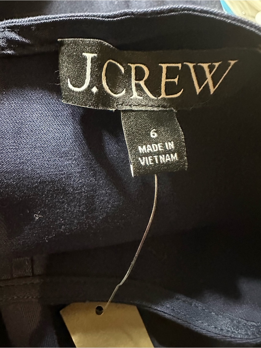 J. Crew Navy Sleeveless Pleated Midi Dress - Picture 4 of 5